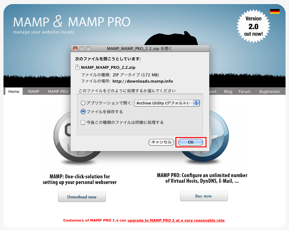 Xampp for mac os x 10.10
